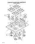 Diagram for 02 - Cooktop, Burner And Grate