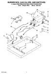 Diagram for 02 - Burner Box, Gas Valves, And Switches