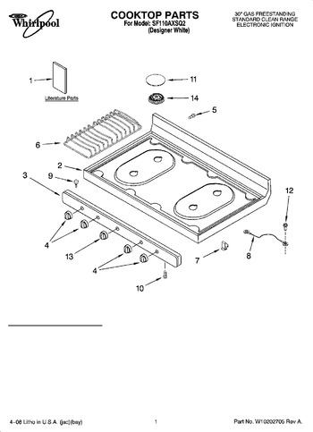 Diagram for SF110AXSQ2