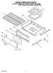 Diagram for 05 - Oven & Broiler Parts