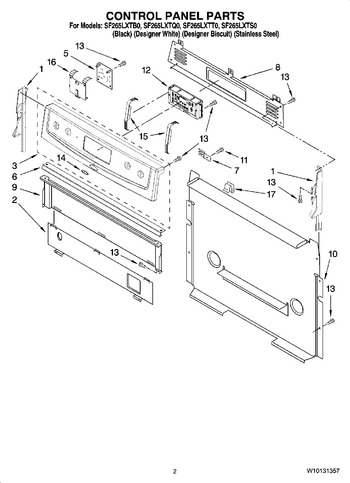 Diagram for SF265LXTS0