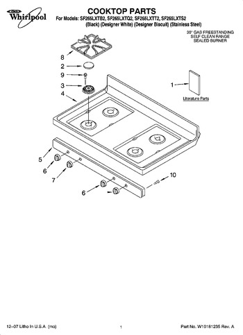 Diagram for SF265LXTT2