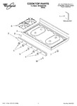 Diagram for 01 - Cooktop, Literature