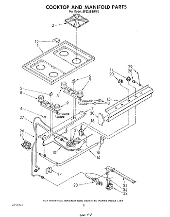 Diagram for SF302BSRW0