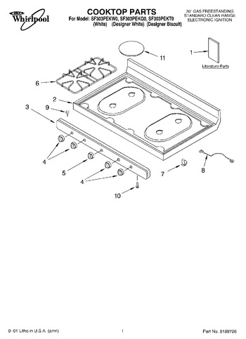 Diagram for SF303PEKT0