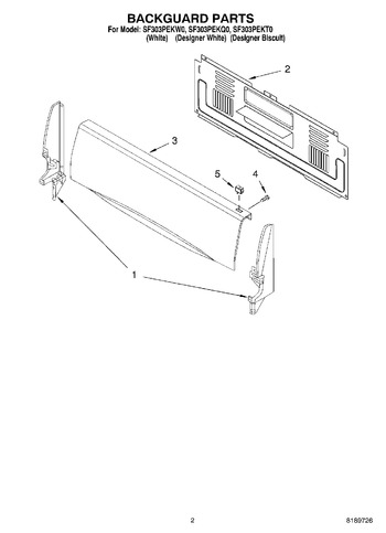 Diagram for SF303PEKT0