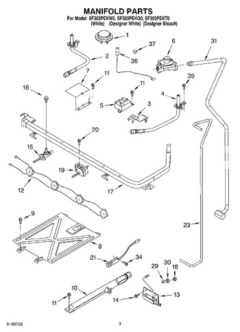 Diagram for SF303PEKT0