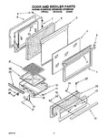 Diagram for 03 - Door And Broiler