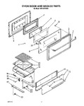 Diagram for 03 - Oven Door And Broiler