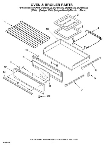 Diagram for SF315PEKW0