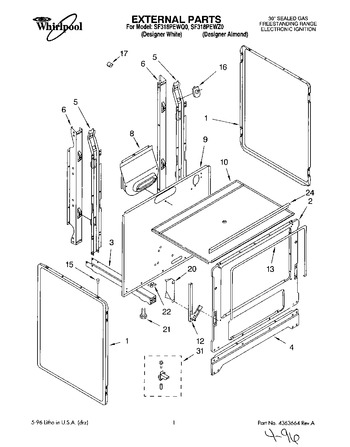 Diagram for SF318PEWZ0