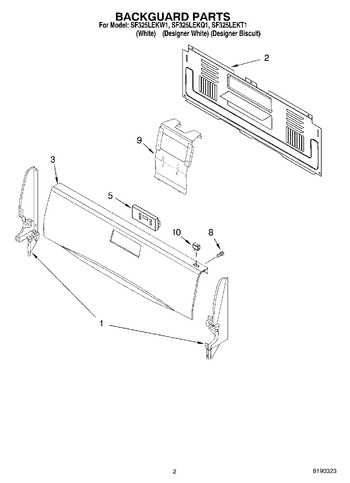 Diagram for SF325LEKQ1