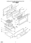 Diagram for 02 - Oven Door And Broiler