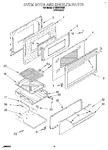 Diagram for 02 - Oven Door And Broiler