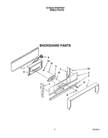 Diagram for SF330PEWZ1