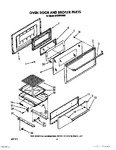 Diagram for 05 - Oven Door And Broiler