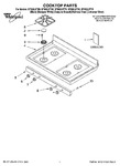 Diagram for 01 - Cooktop Parts