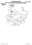 Diagram for 01 - Cooktop, Literature