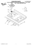 Diagram for 01 - Cooktop Parts