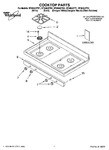 Diagram for 01 - Cooktop Parts