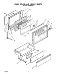 Diagram for 06 - Oven Door And Drawer