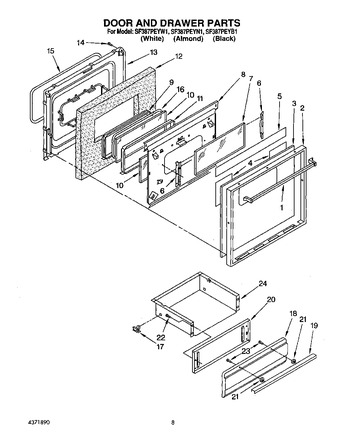 Diagram for SF387PEYW1