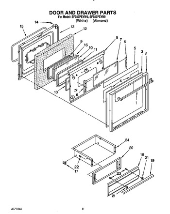 Diagram for SF387PEYW0