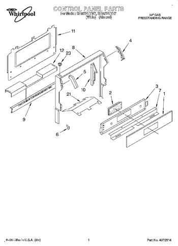 Diagram for SF387PEYW7