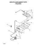 Diagram for 04 - Broiler & Oven Burner