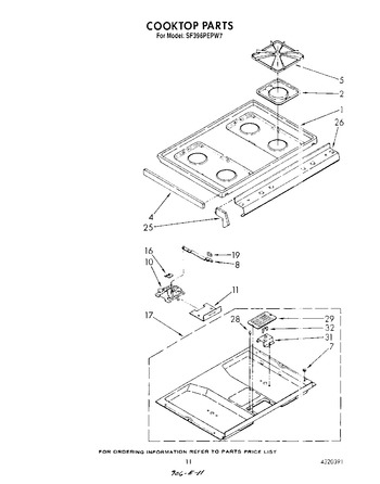 Diagram for SF395PEPW7