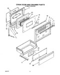 Diagram for 06 - Oven Door And Drawer