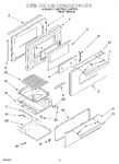 Diagram for 04 - Oven Door And Broiler