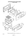 Diagram for 06 - Oven Door And Broiler