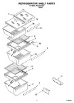 Diagram for 03 - Refrigerator Shelf Parts