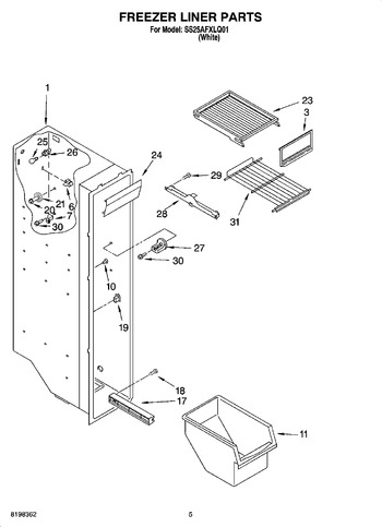 Diagram for SS25AFXLQ01