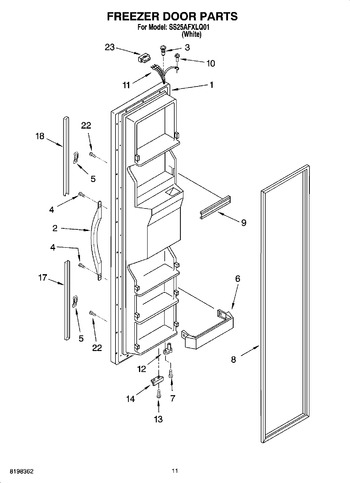 Diagram for SS25AFXLQ01