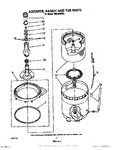 Diagram for 04 - Agitator, Basket And Tub