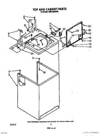 Diagram for TAWL680WG0