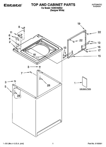 Diagram for TAWS700RQ1