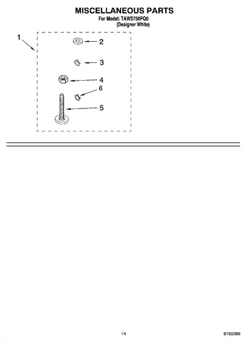 Diagram for TAWS750PQ0