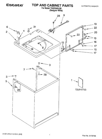 Diagram for TAWX500LQ0