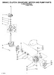 Diagram for 04 - Brake, Clutch, Gearcase, Motor And Pump