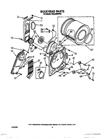 Diagram for TEDL660WN0