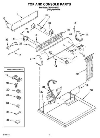 Diagram for TEDS840PQ0