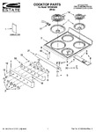 Diagram for 01 - Cooktop Parts