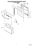 Diagram for 02 - Oven Door And Drawer Parts