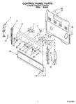 Diagram for 02 - Control Panel Parts