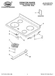 Diagram for 01 - Cooktop Parts