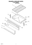 Diagram for 05 - Drawer & Broiler Parts, Optional Parts