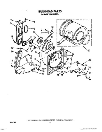 Diagram for TGDL200WW0